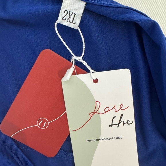 Women's V-Neck Sleeveless Dresses A Line Casual Summer Beach Dress Blue 2XL - Picture 7 of 10